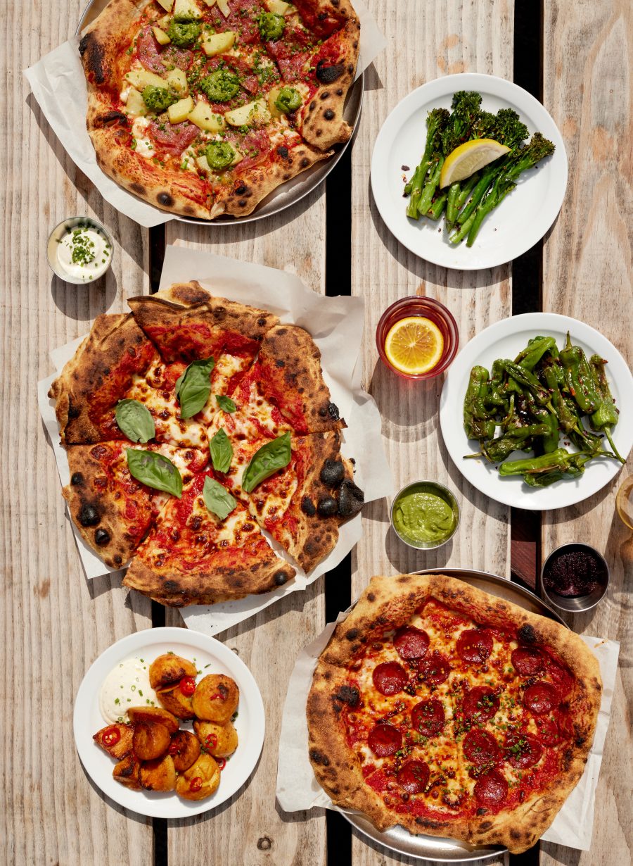 freshly prepared pub food dish